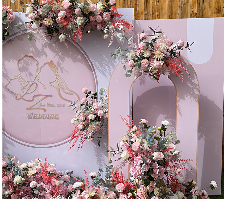 C010:2023 New Flower Centerpiece Bouquet Table Decoration Flower Set Rose Morning