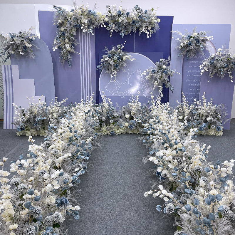C049:2023 New Flower Centerpiece Bouquet Table Decoration Flower Set Rose Morning