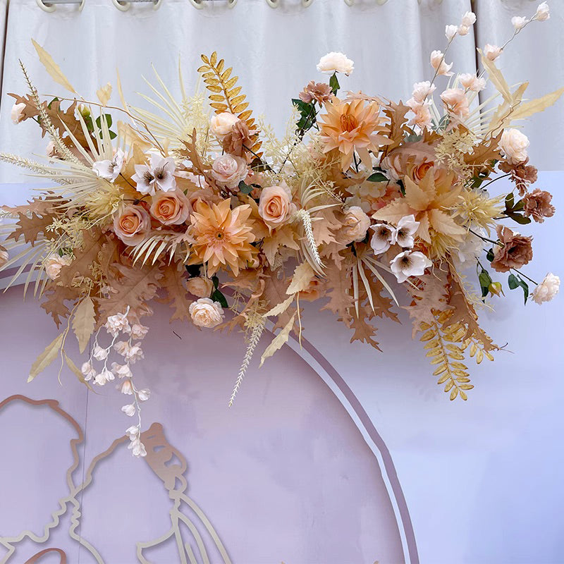 C048:2023 New Flower Centerpiece Bouquet Table Decoration Flower Set Rose Morning