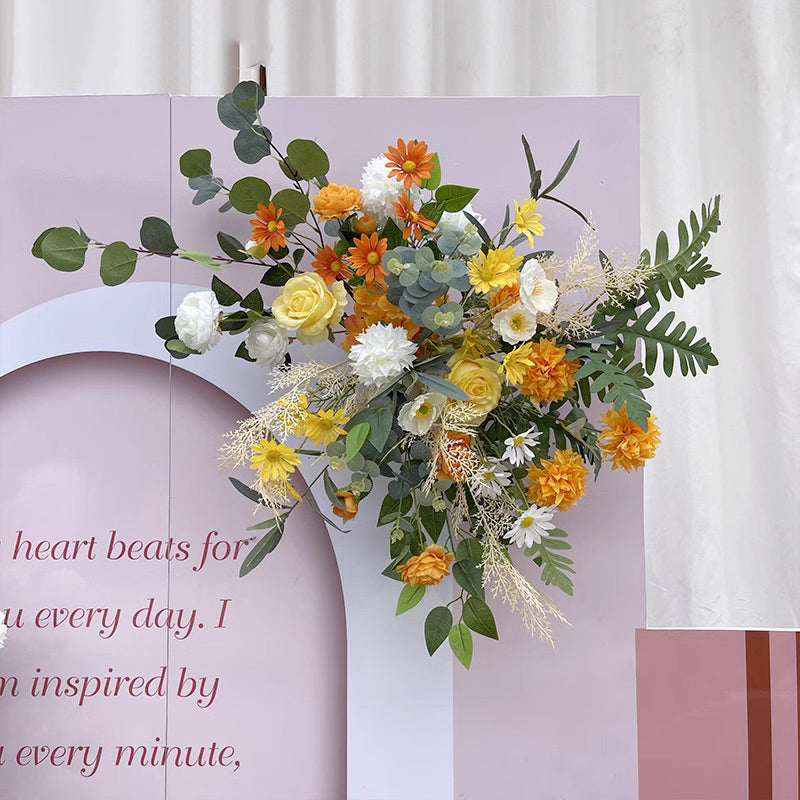 C046:2023 New Flower Centerpiece Bouquet Table Decoration Flower Set Rose Morning