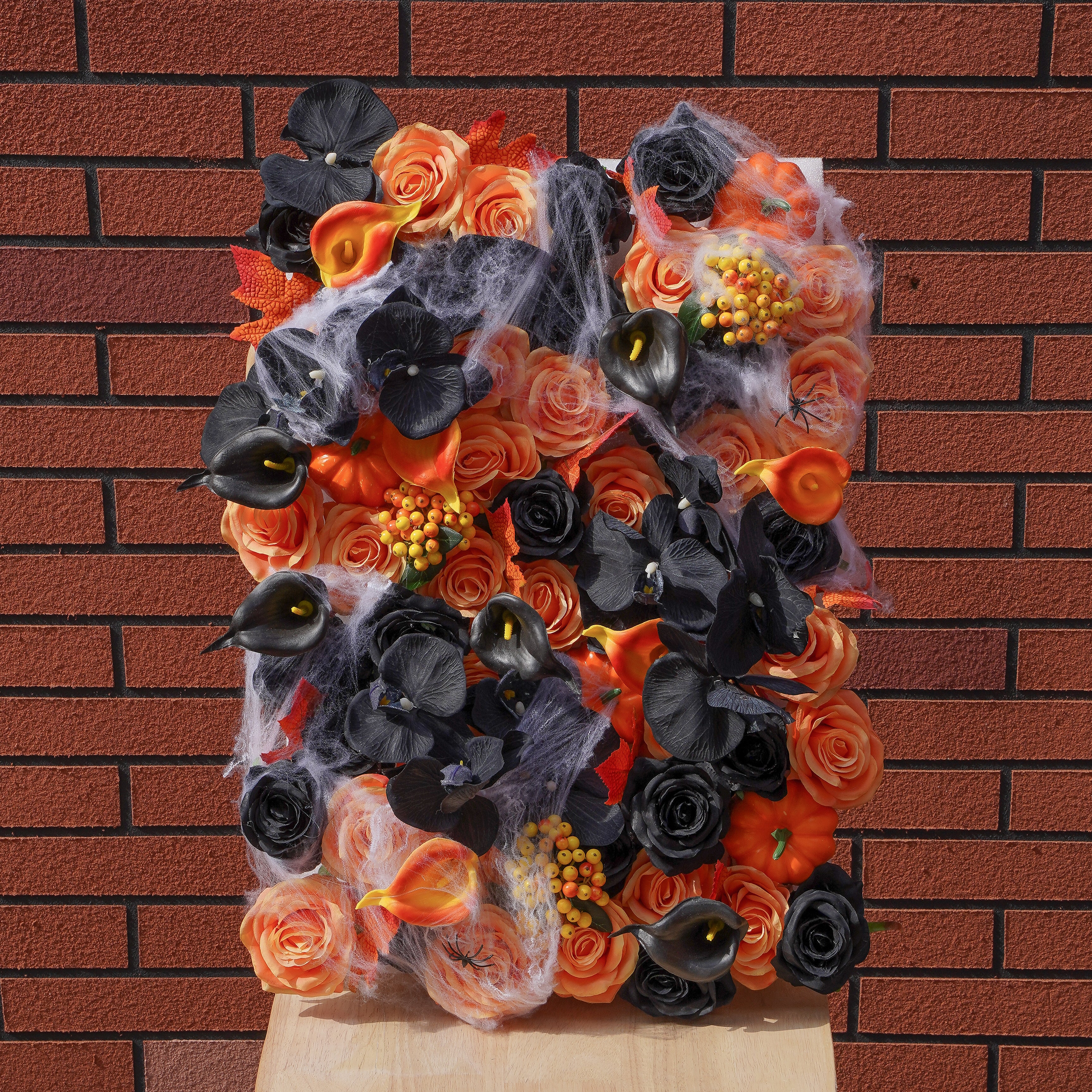 Rose Morning???The flower walls are made of artificial flowers in various colors, layered at different levels to create a lush, elegant and natural look. The exclusive zipper design and roll-up design make it easy to install and remove.??¨¤