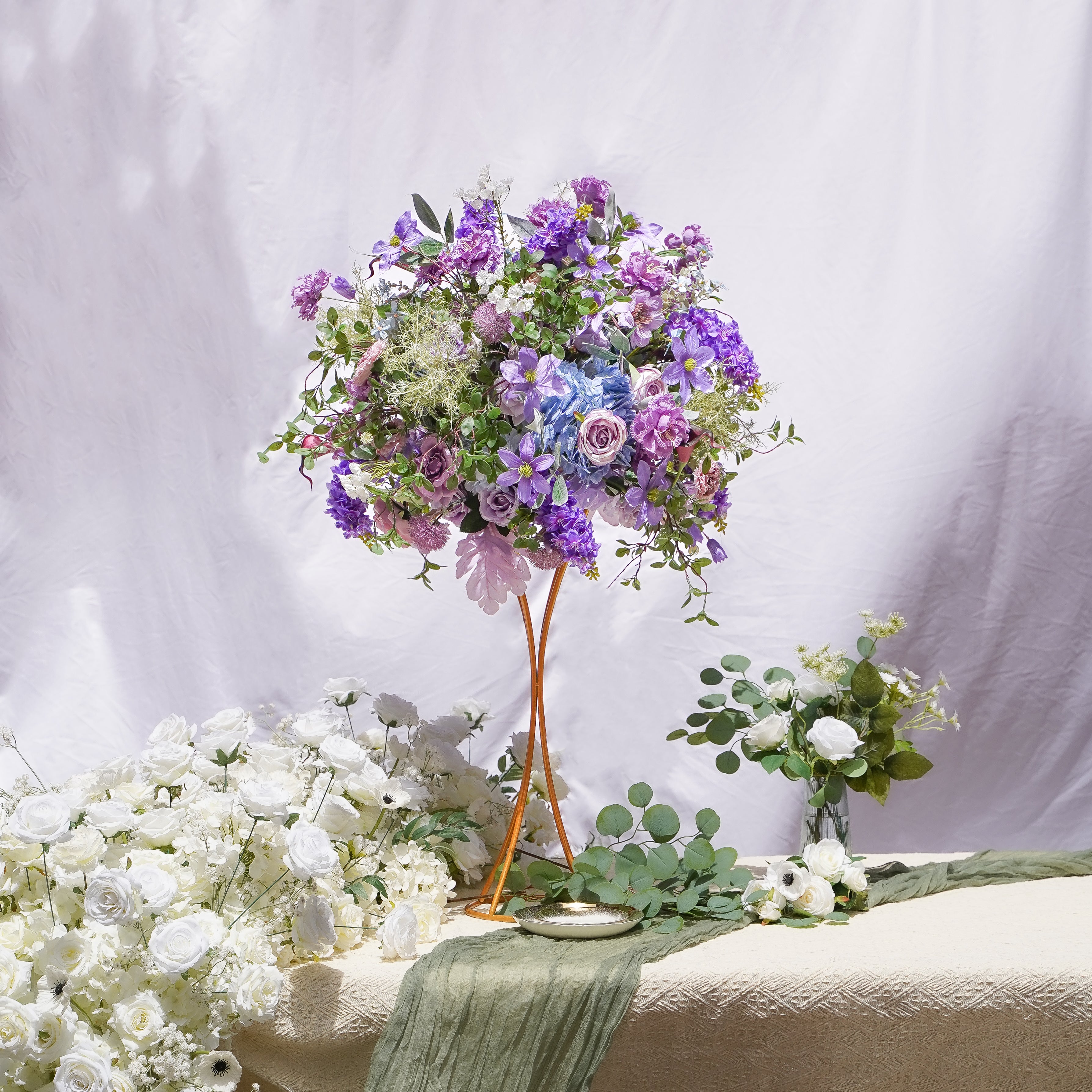 Potter:2023 New Flower Centerpiece Bouquet Table Decoration Flower Ball R959 Rose Morning