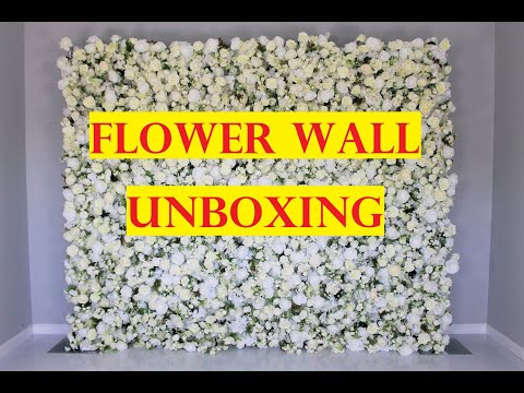 YaYa:5D Rose Morning Zipper flower wall Fabric Backdrop Artificial rolling up curtain flower wall