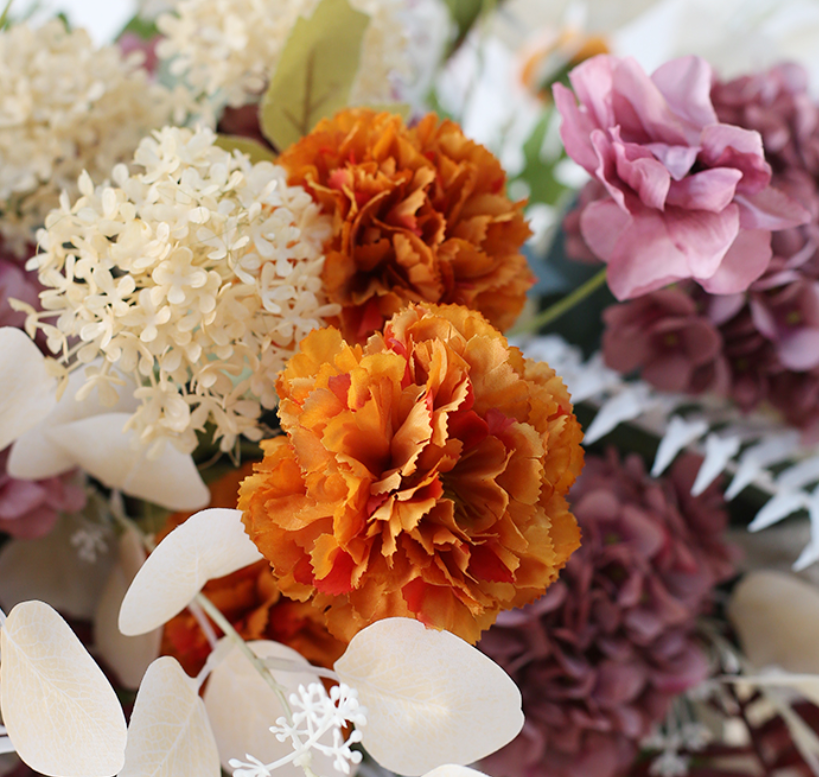 H003:Artificial Flower Hanging Floral Ceiling Decoration Wedding Ceiling R945 Rose Morning