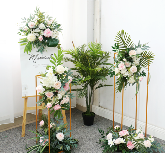 W018:2023 New Flower Centerpiece Bouquet Table Decoration Flower Ball Rose Morning