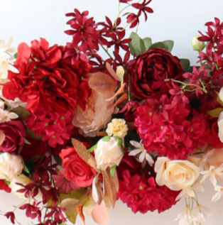 W022:2023 New Flower Centerpiece Bouquet Table Decoration Flower Set Rose Morning