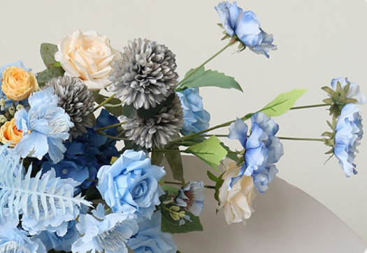 W032:2023 New Flower Centerpiece Bouquet Table Decoration Flower Set Rose Morning