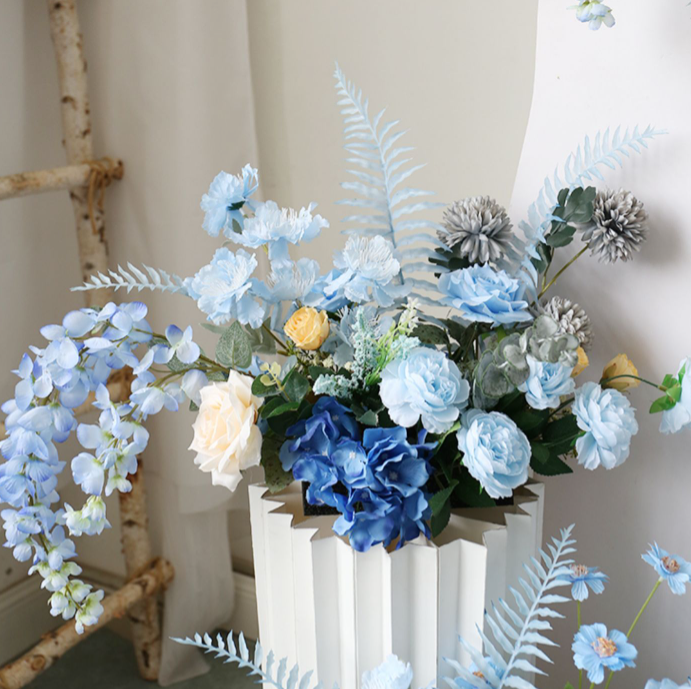 W032:2023 New Flower Centerpiece Bouquet Table Decoration Flower Set Rose Morning
