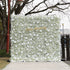 Rose Morning“The flower walls are made of artificial flowers in various colors, layered at different levels to create a lush, elegant and natural look. The exclusive zipper design and roll-up design make it easy to install and remove.”