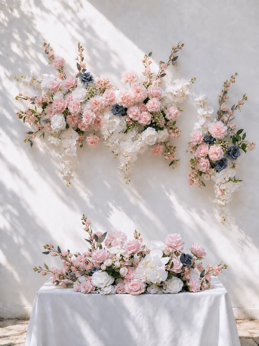 Mistral 2026 New Design White Pink Hanging Floral Arrangement