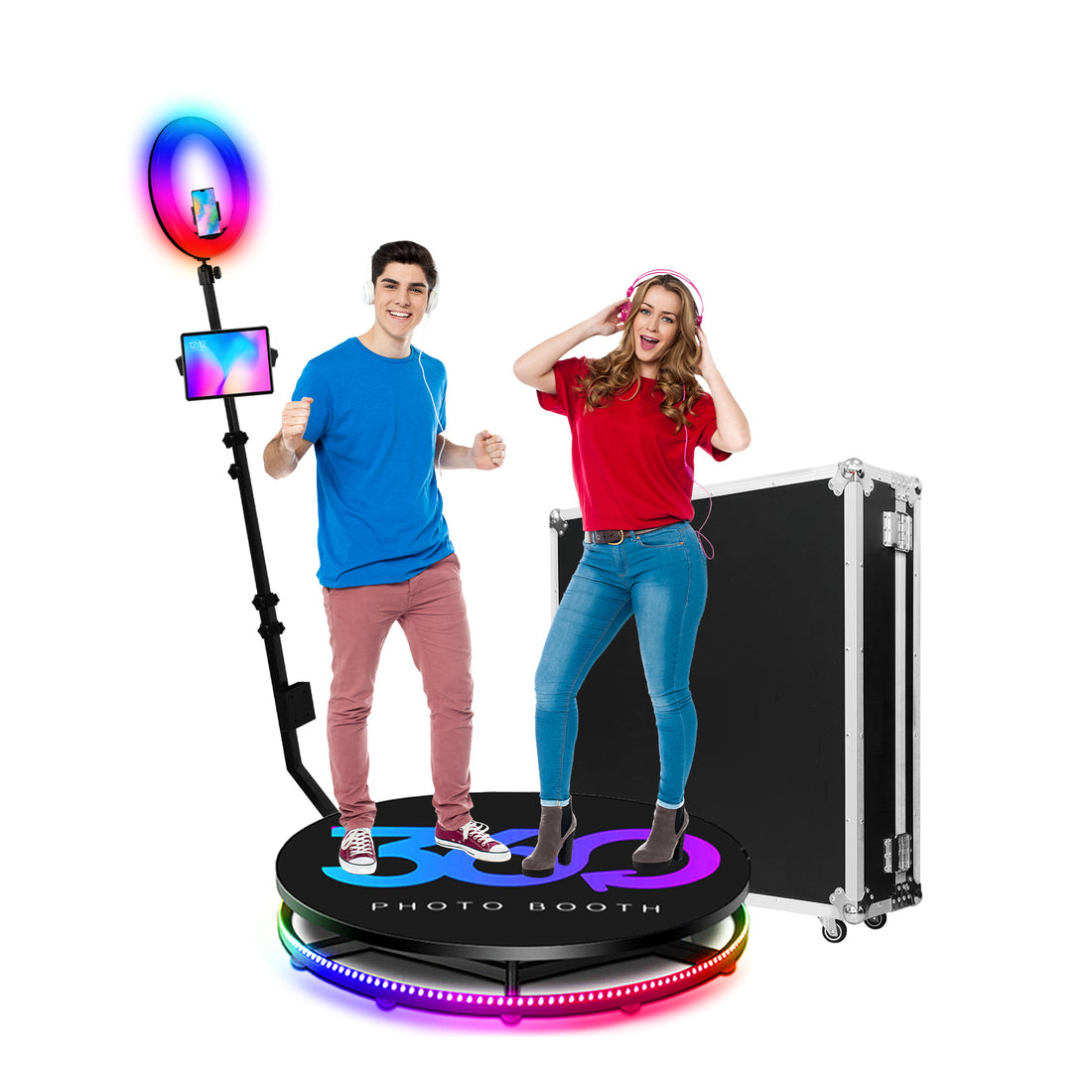 Remote Control Bottom LED Lights Fill Light High Quality Factory Price Fast Shipping 360 Photo Booth