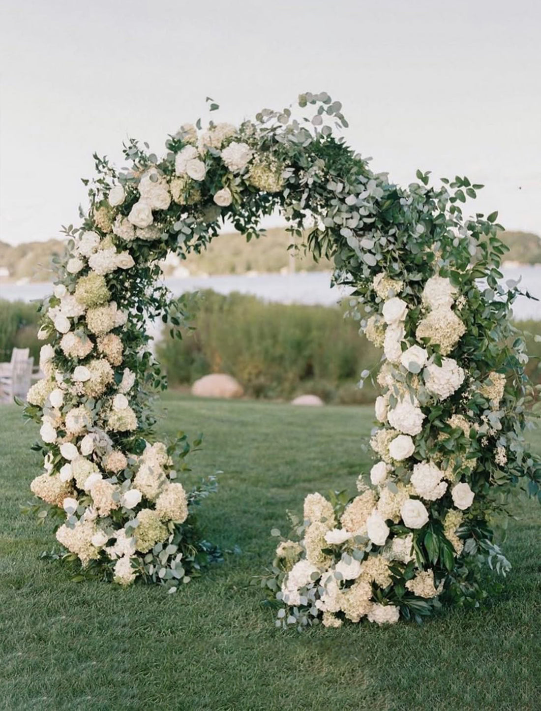 Custom Floral Arch – Style 017:2025 New Wedding Party Background Floral Arch Decoration