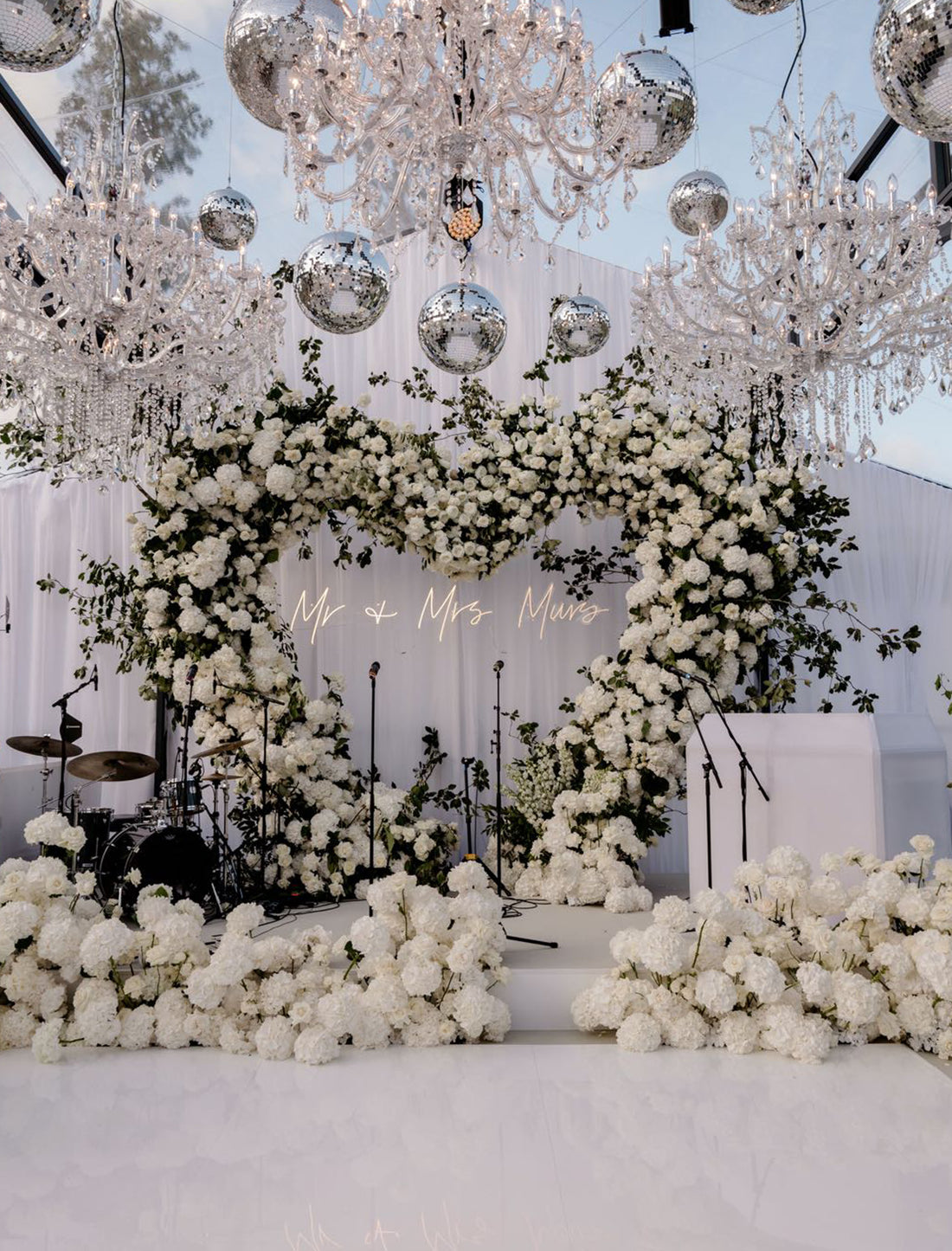 Custom Floral Arch – Style 018:2025 New Wedding Party Background Floral Arch Decoration