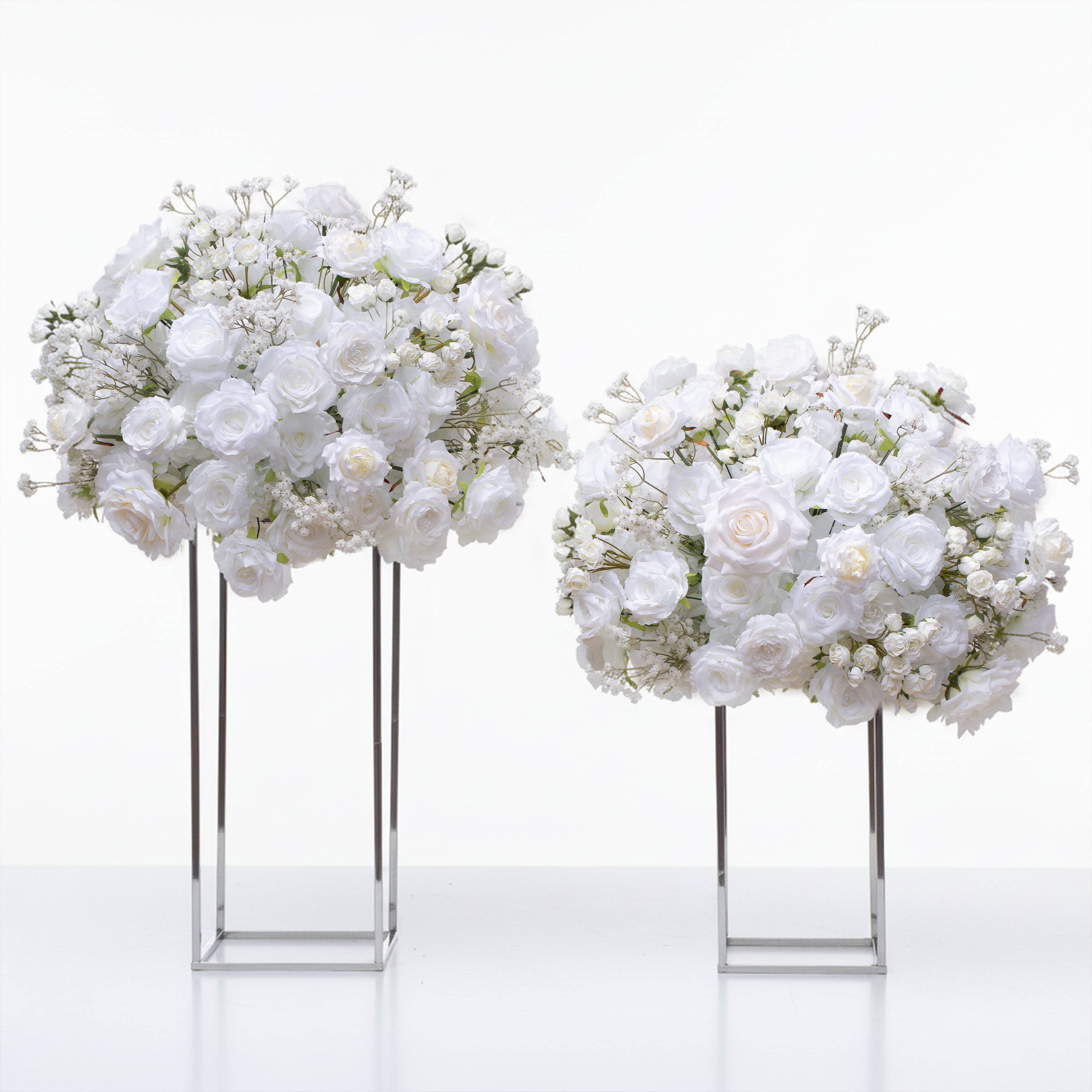 E: Two Flower Balls Flower Centerpiece Bouquet Table Decoration