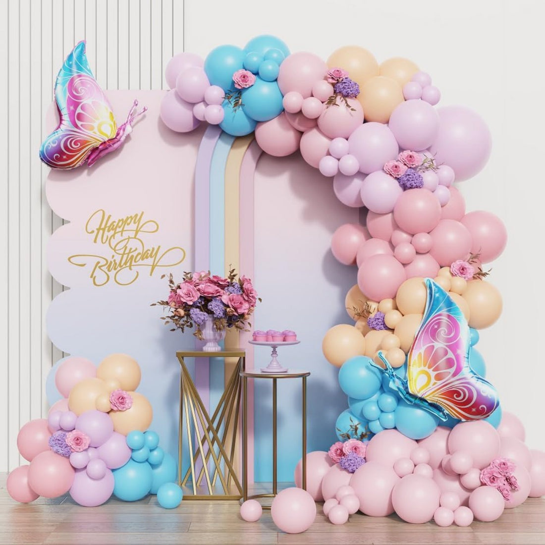 Butterfly Balloon Set Balloons for Valentine&