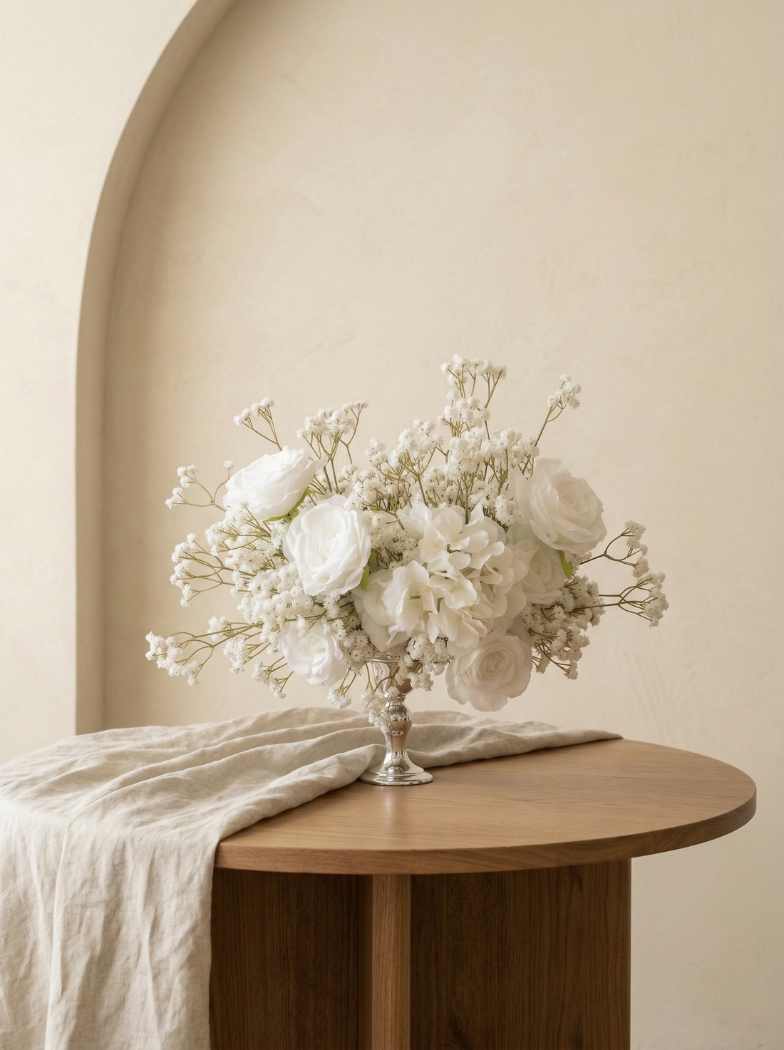 Colee Small Table Centerpiece flower Ball Flower Centerpiece Bouquet Table Decoration