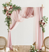 L001: 2023 Wedding Decoration Drapes and Flowers Decor Not including the Frame Rose Morning