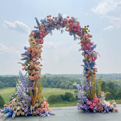 Gill : 2023 New Wedding Party Background Floral Arch Decoration Including Frame Rose Morning