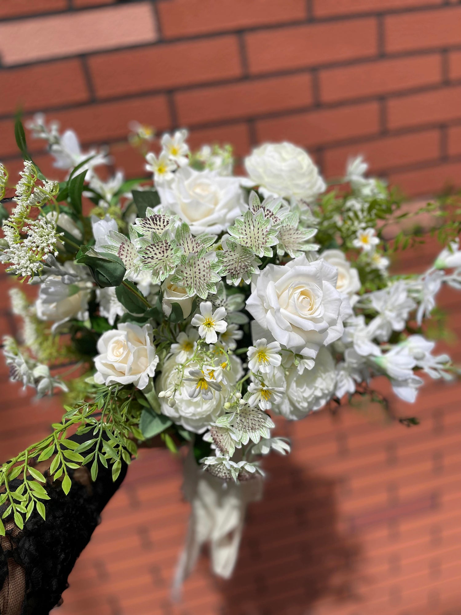 White Series Bridal Bouquet Wedding Decoration-R185 Rose Morning