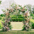 Brenda : 2023 New Wedding Party Background Floral Arch Decoration Including Frame -R871 Rose Morning