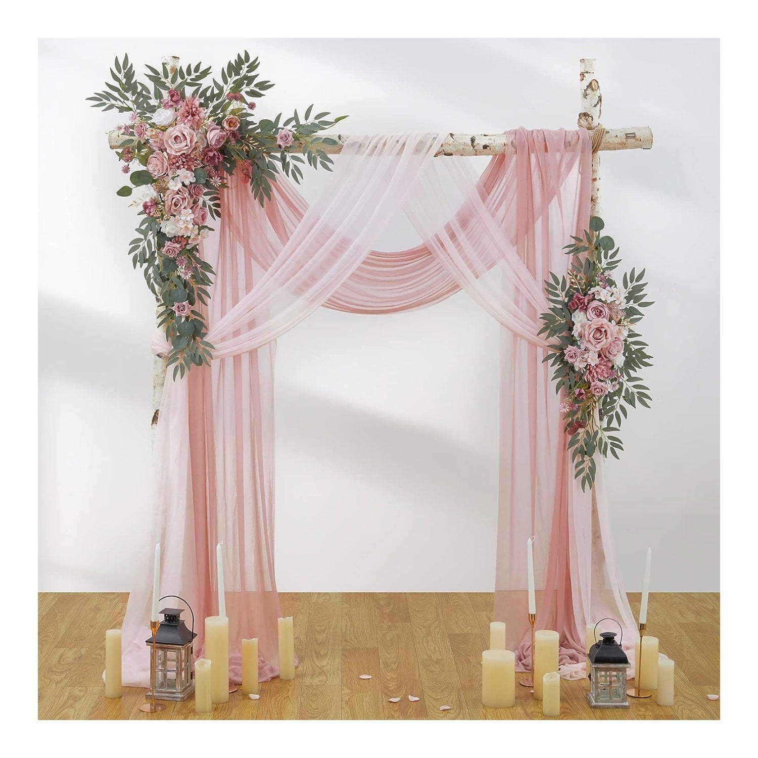 This wedding arch bouquet set is a fantastic deal at a very good price. The bouquets are so pretty and perfect for a wedding. If you&