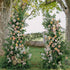 Irma : 2023 New Wedding Party Background Floral Arch Decoration Including Frame -R0001 Rose Morning