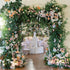Naveh : 2023 New Wedding Party Background Floral Arch Decoration include Frame Rose Morning