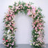 Chaisty : 2023 New Wedding Party Background Floral Arch Decoration Including Frame Rose Morning