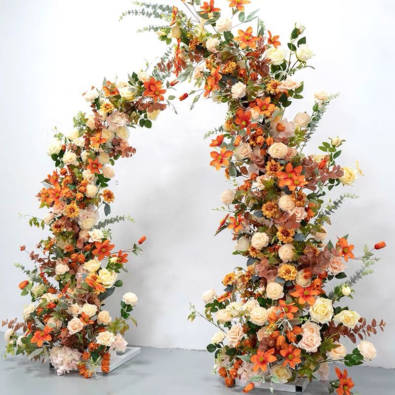 Keirstin : Rose Morning Wedding Party Floral Arch Decoration Including Frame Rose Morning
