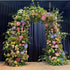 Hilary:New Wedding Party Background Floral Arch Decoration Rose Morning