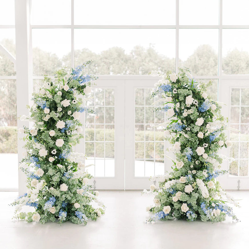 Moira : New Wedding Party Background Floral Arch Decoration Rose Morning