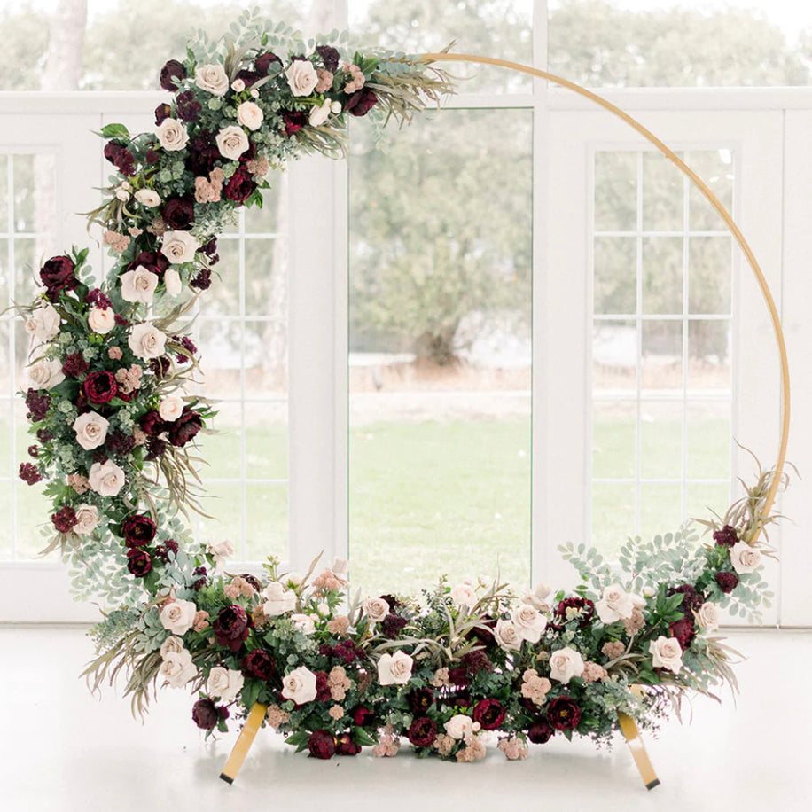 Pag : New Wedding Party Background Floral Arch Decoration Rose Morning