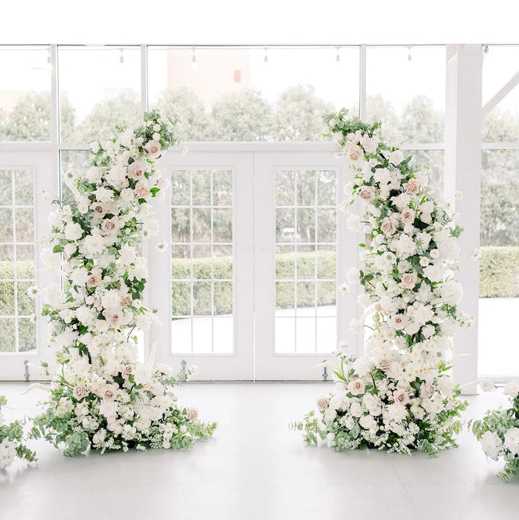 Jo : New Wedding Party Background Floral Arch Decoration Rose Morning
