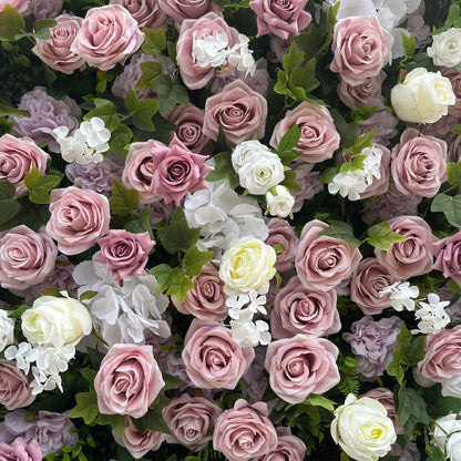 UL809：3D Unique Limited Fabric Artificial rolling up curtain flower wall （The ONLY ONE piece in the world）