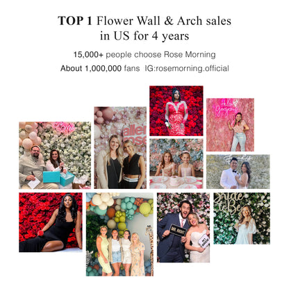 Emberavia: Wedding Background Arch Pillar Decorative Flower Row Excluding Frame