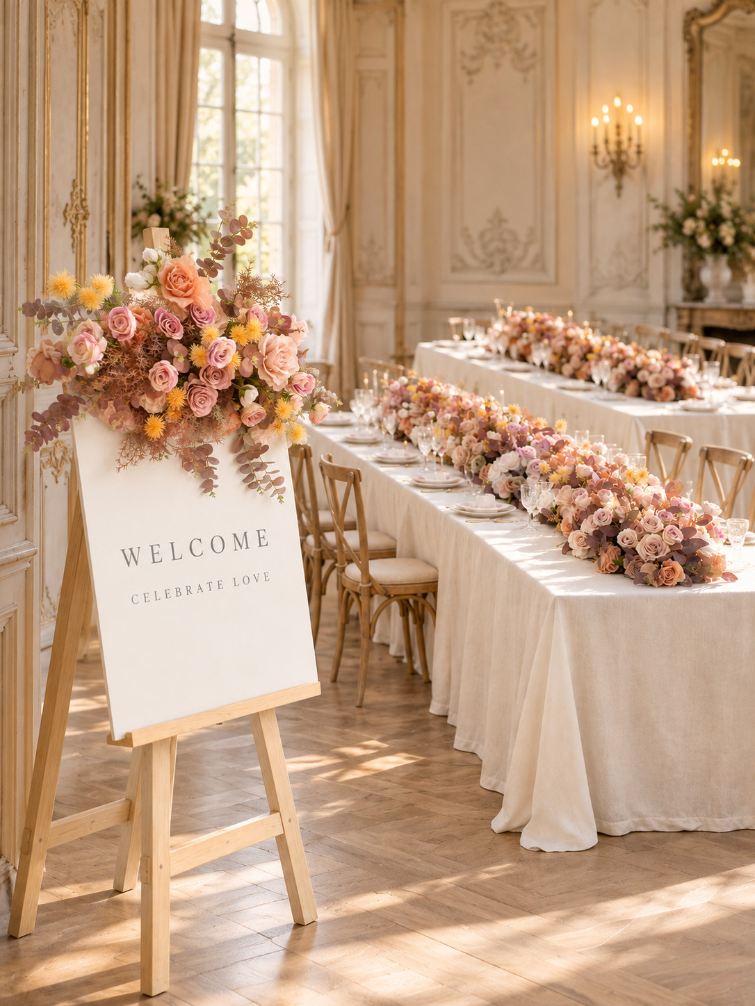 Vera – Reception Package in Dusty Rose &amp; Caramel