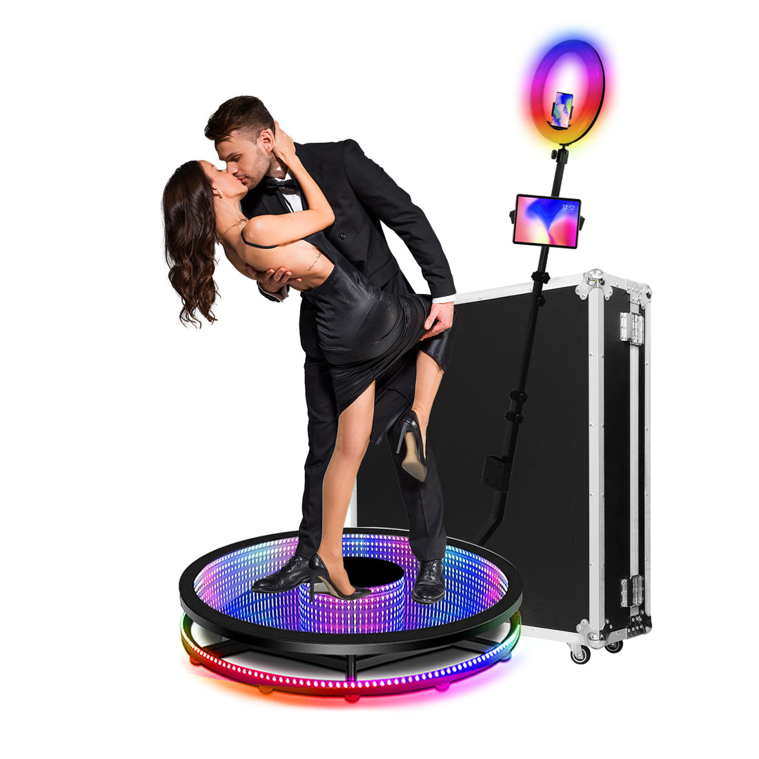 Upgraded Remote Control Bottom LED Lights Fill Light High Quality Factory Price Fast Shipping 360 Photo Booth