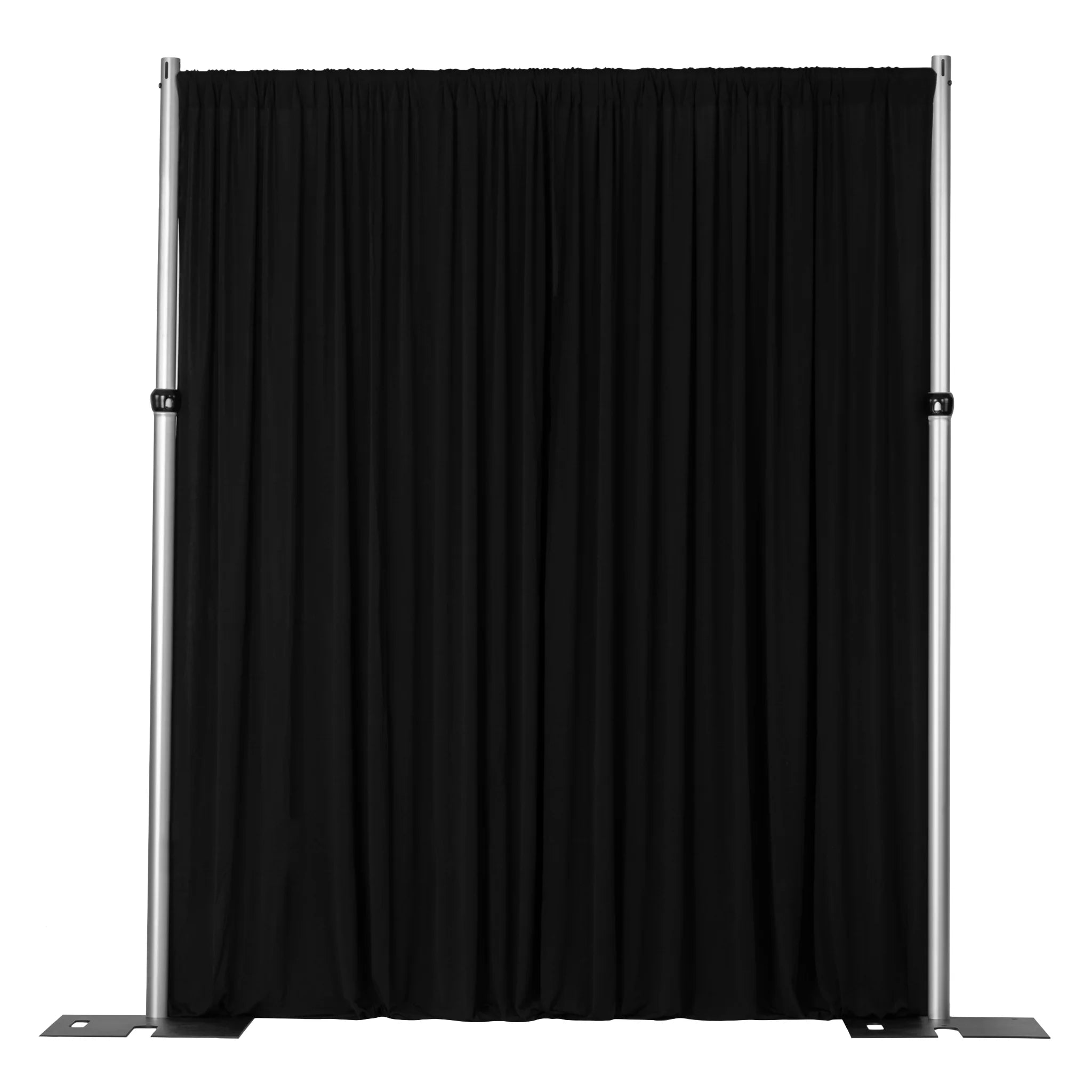 Spandex 4-way Stretch Drape Curtain With Rod Pockets Rose Morning