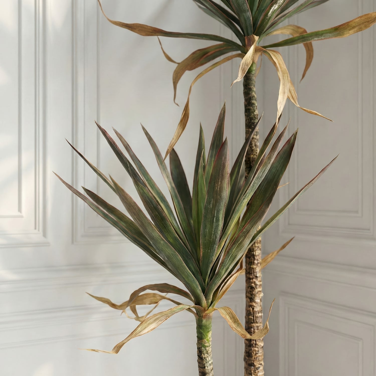 33 Inches Faux Dracaena Agave – Sculptural Green Plant for Modern Interiors