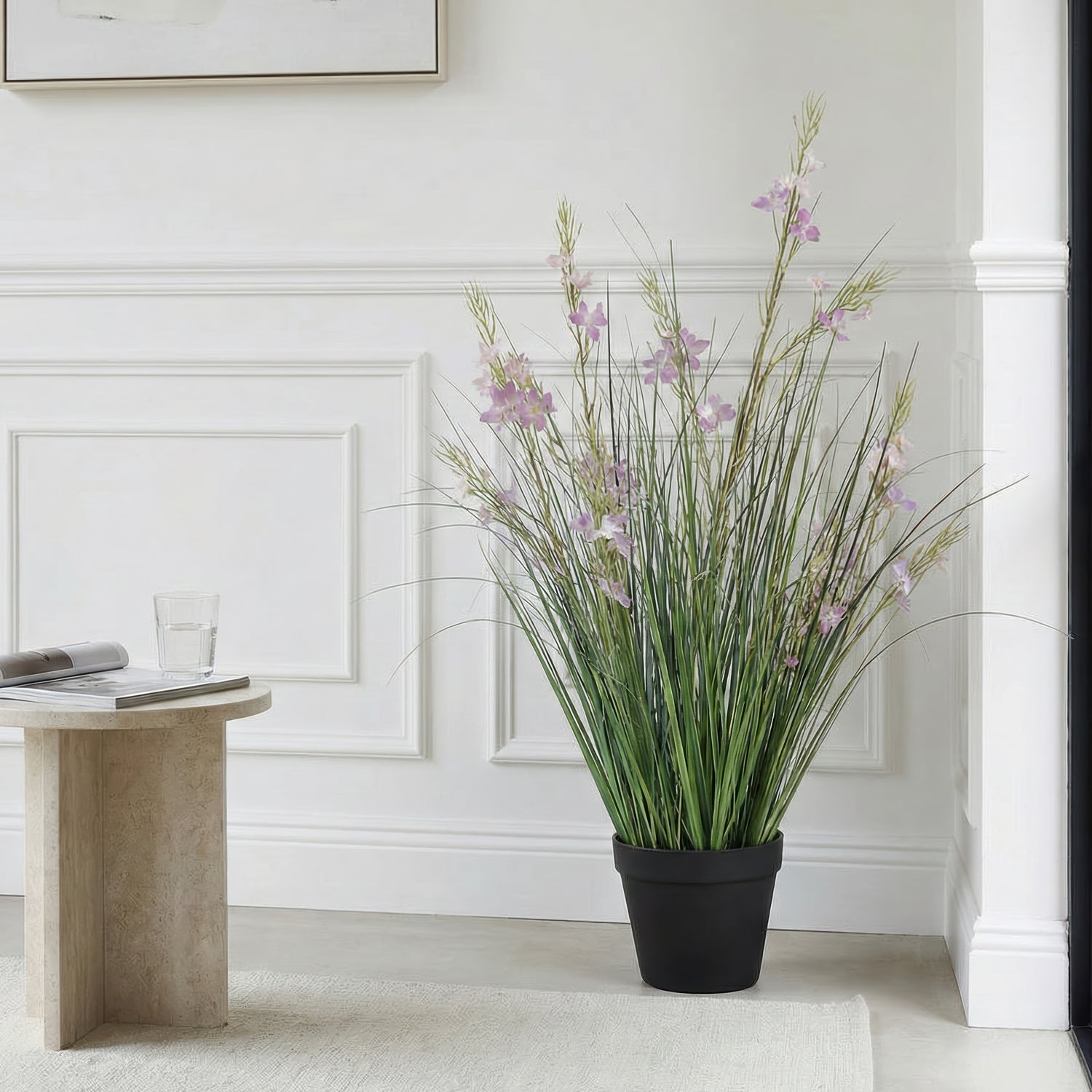 25.6" Faux Mini Milan – Refined Botanical Accent for Contemporary Spaces