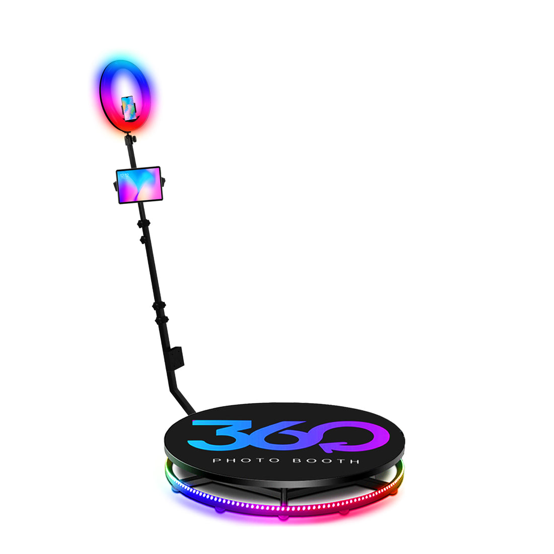Remote Control Bottom LED Lights Fill Light High Quality Factory Price Fast Shipping 360 Photo Booth