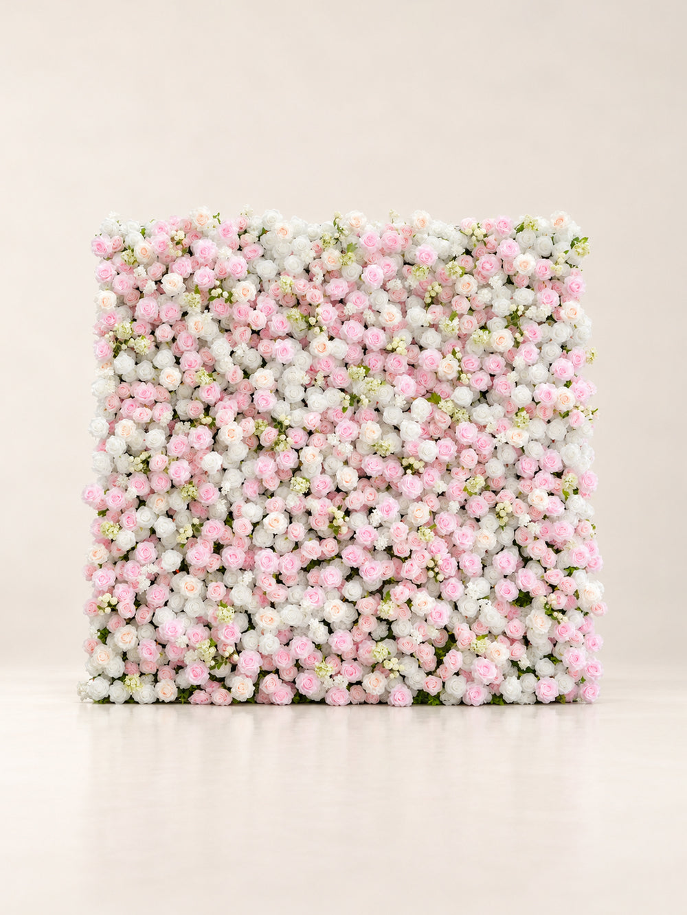 Leona：5D Fabric Artificial rolling up curtain flower wall