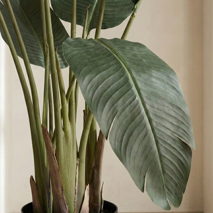 47.2" Faux Traveler’s Palm Tree – Sculptural Greenery for Modern Interiors