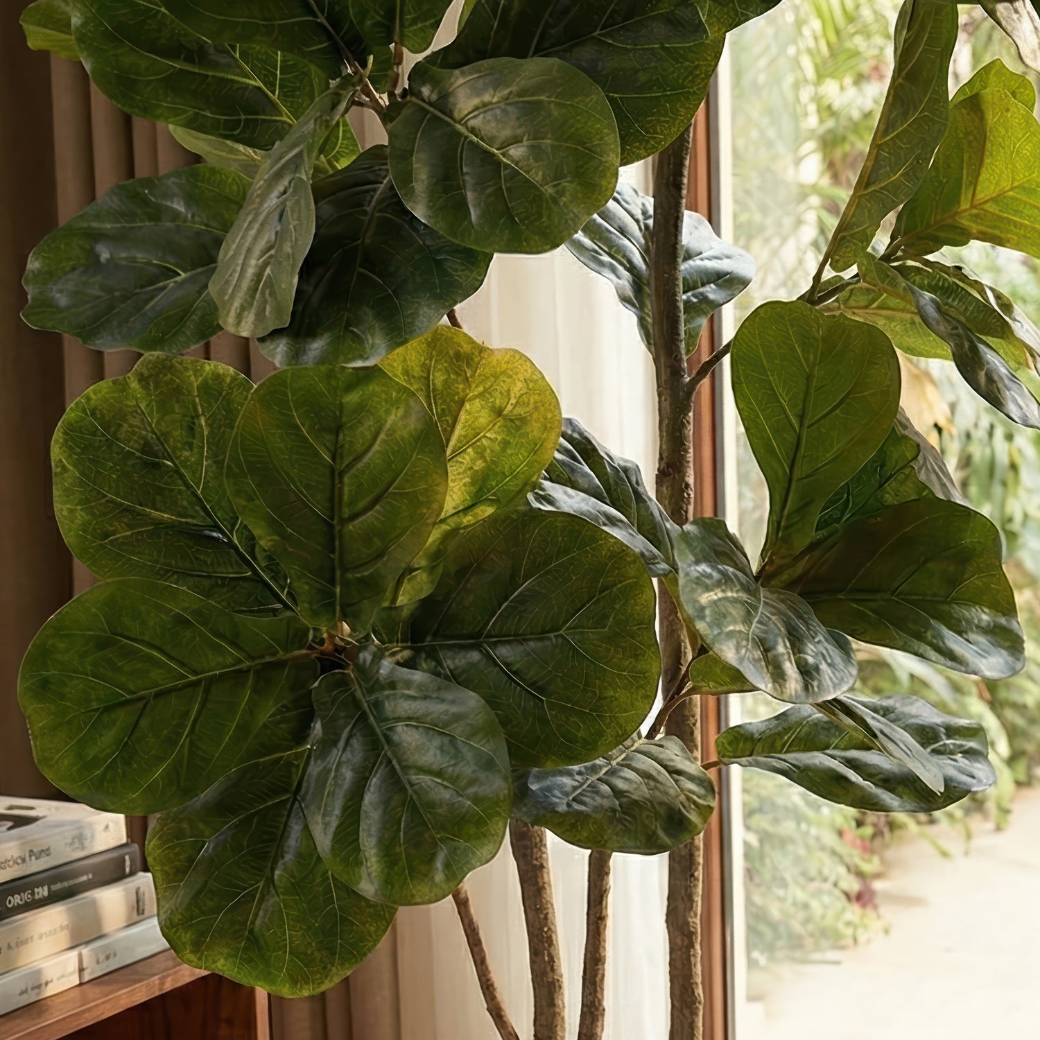 tabletop fiddle leaf fig 59.1" Artificial Fiddle Leaf Fig – Nordic-Inspired Statement Tree for – Rose Morning