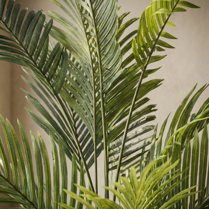 59.1" Faux Areca Palm Floor Tree – Architectural Botanical for Contemporary Spaces