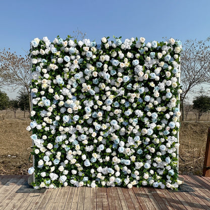 ULA003：3D Unique Limited Fabric Artificial rolling up curtain flower wall （The ONLY ONE piece in the world）