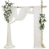 Y012:  White & Ivory Wedding Arch Flowers Kit (Pack of 4) Rose Morning