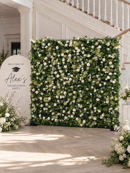 Gavina: 3D Fabric Artificial Zip Up Curtain Flower Wall For Wedding and Events Decoration