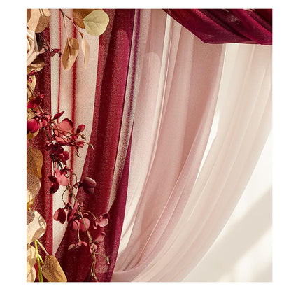 Wedding Arch Flowers with Drapes Kit (Pack of 5) Rose Morning