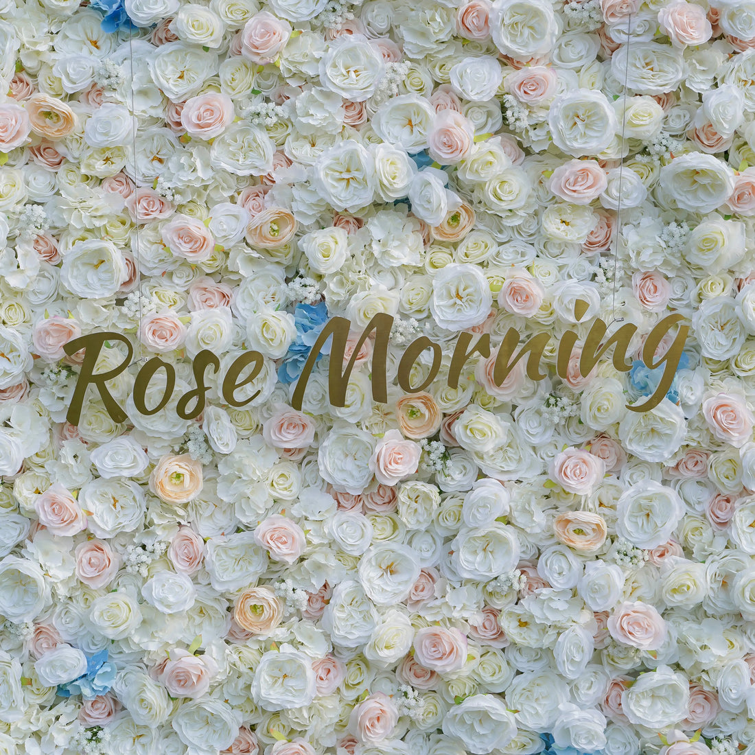 Adele:5D Fabric Artificial rolling up curtain flower wall